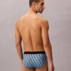 Slip a vita bassa elasticizzato in Microfiber con Monogram grafico Slip a vita bassa elasticizzato in Microfiber con Monogram grafico