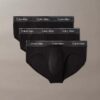 Slip a vita bassa Icon in cotone Cotton Stretch metallizzato, confezione da 3