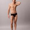 Slip a vita bassa Icon in cotone Cotton Stretch metallizzato, confezione da 3
