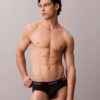 Slip a vita bassa Icon in cotone Cotton Stretch metallizzato, confezione da 3