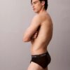 Slip a vita bassa Icon in cotone Cotton Stretch metallizzato, confezione da 3