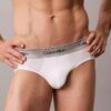 Slip a vita bassa Icon in cotone Cotton Stretch metallizzato, confezione da 3
