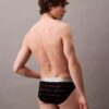 Slip a vita bassa in microfibra elasticizzata spazzolata