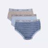 Slip da bambino in misto cotone Cotton Stretch con logo, confezione da 3 Slip da bambino in misto cotone Cotton Stretch con logo, confezione da 3