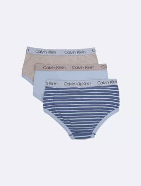 Slip da bambino in misto cotone Cotton Stretch con logo, confezione da 3