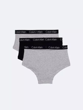 Slip da bambino in misto cotone Cotton Stretch con logo, confezione da 3