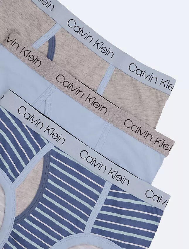 Slip da bambino in misto cotone Cotton Stretch con logo, confezione da 3 Slip da bambino in misto cotone Cotton Stretch con logo, confezione da 3