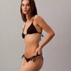 Slip da bikini a tinta unita con lacci laterali per i pantaloni e le gonne