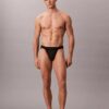 Slip sportivo in microfibra con pizzo Slip sportivo in microfibra con pizzo
