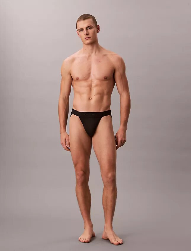 Slip sportivo in microfibra con pizzo Slip sportivo in microfibra con pizzo