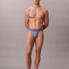 Slip sportivo in microfibra con pizzo Slip sportivo in microfibra con pizzo