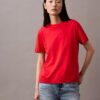T-shirt a collo alto in maglia fine T-shirt a collo alto in maglia fine