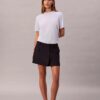 T-shirt a collo alto in maglia fine T-shirt a collo alto in maglia fine