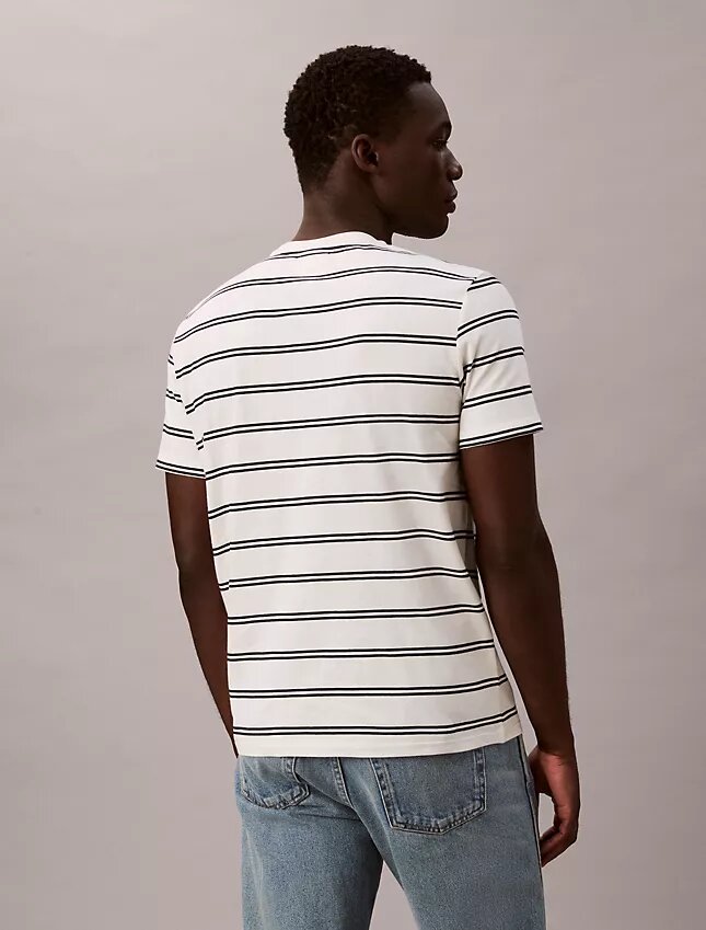T-shirt a girocollo a righe Liquid Touch T-shirt a girocollo a righe Liquid Touch