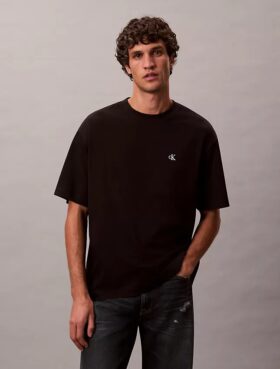 T-shirt a girocollo dal taglio comodo con logo d’archivio