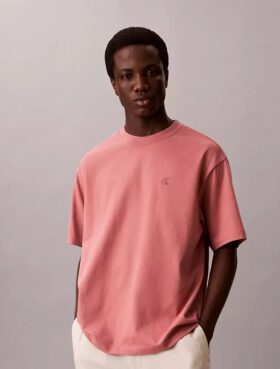 T-shirt a girocollo dal taglio comodo con logo d’archivio