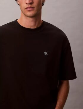 T-shirt a girocollo dal taglio comodo con logo d’archivio