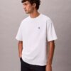 T-shirt a girocollo dal taglio comodo con logo d’archivio T-shirt a girocollo dal taglio comodo con logo d’archivio
