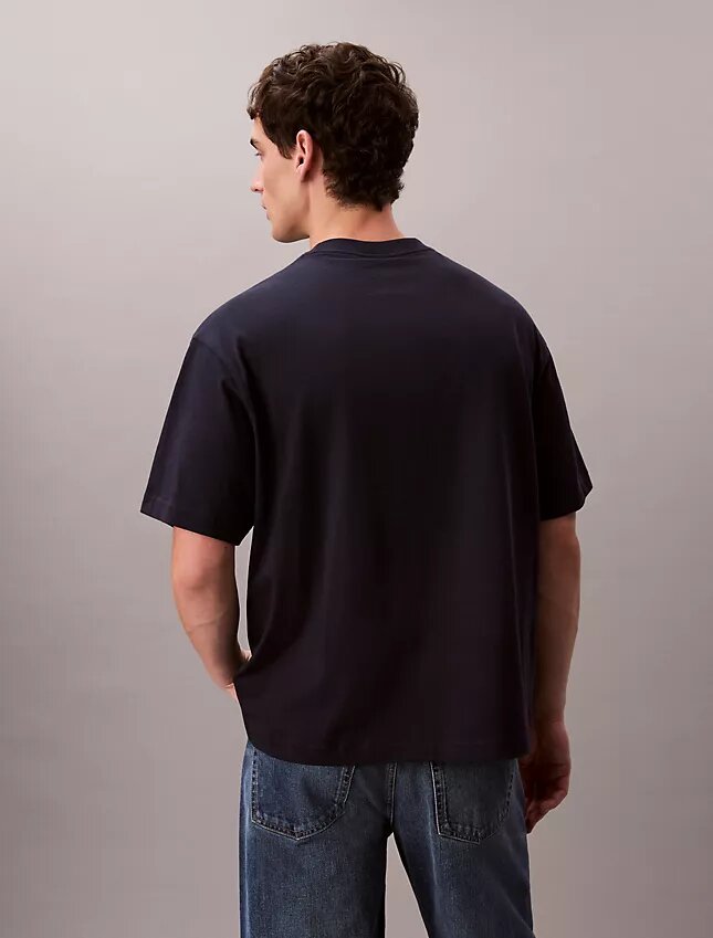 T-shirt a girocollo dal taglio comodo con logo d’archivio T-shirt a girocollo dal taglio comodo con logo d’archivio