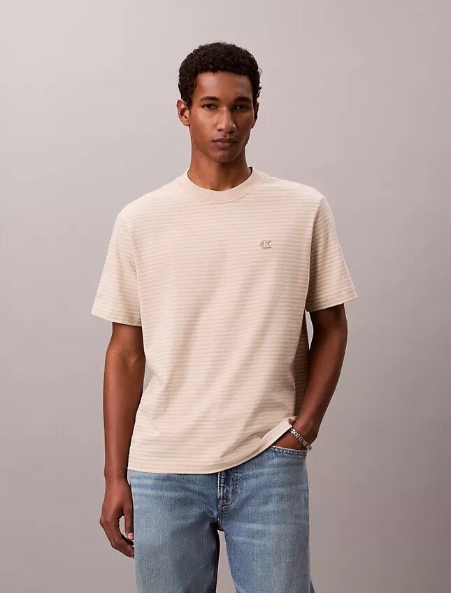 T-shirt a righe dal taglio comodo T-shirt a righe dal taglio comodo