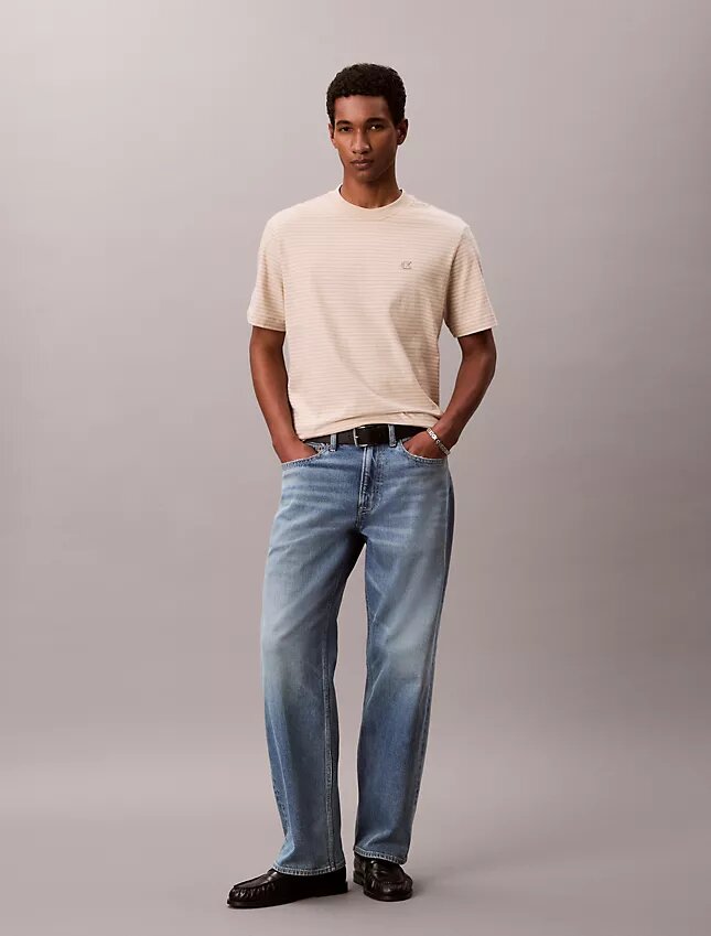 T-shirt a righe dal taglio comodo T-shirt a righe dal taglio comodo