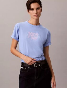 T-shirt boxy con logo grafico 1968