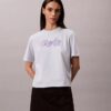 T-shirt boxy con logo in rilievo T-shirt boxy con logo in rilievo