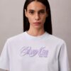 T-shirt boxy con logo in rilievo T-shirt boxy con logo in rilievo