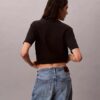 T-shirt boxy con logo in rilievo T-shirt boxy con logo in rilievo