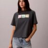 T-shirt Boxy con stampa fotografica di New York
