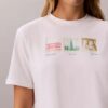 T-shirt Boxy con stampa fotografica di New York