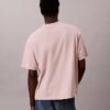 T-shirt classica a girocollo con grafica del logo in tinta sbiadita