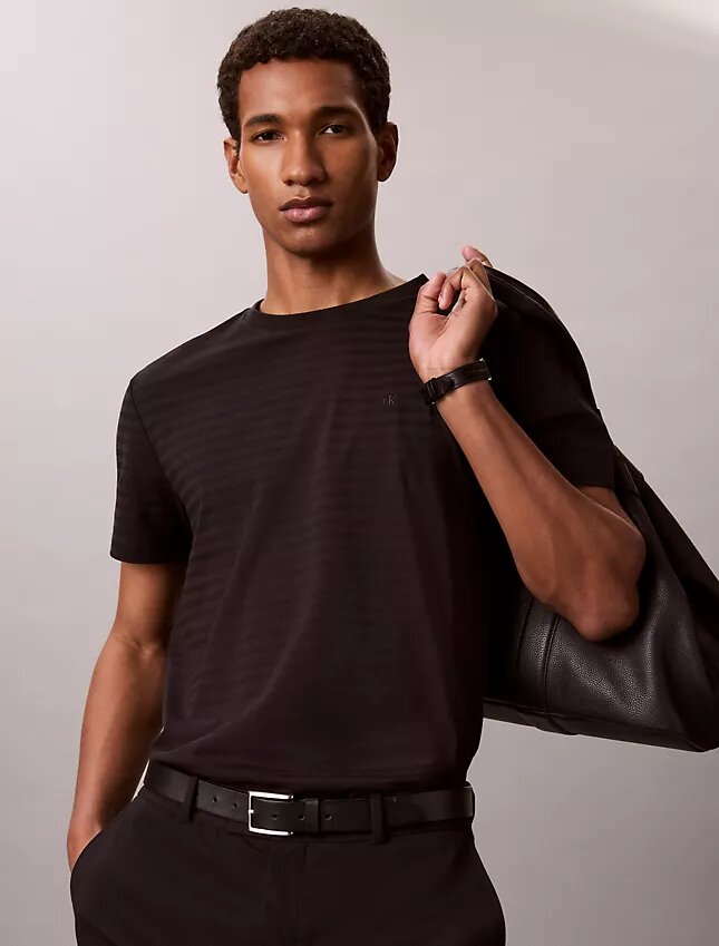 T-shirt classica a righe T-shirt classica a righe
