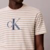 T-shirt classica a righe con grafica Monologo T-shirt classica a righe con grafica Monologo