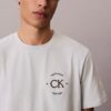 T-shirt classica con grafica a cerchio del logo