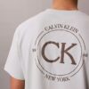 T-shirt classica con grafica a cerchio del logo