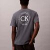 T-shirt classica con grafica a cerchio del logo