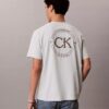 T-shirt classica con grafica a cerchio del logo