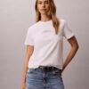 T-shirt classica con grafica a strati del logo T-shirt classica con grafica a strati del logo