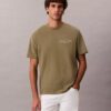 T-shirt classica con grafica e logo in caratteri piccoli T-shirt classica con grafica e logo in caratteri piccoli