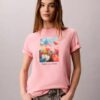 T-shirt classica con grafica floreale T-shirt classica con grafica floreale