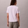 T-shirt classica con grafica floreale sfocata T-shirt classica con grafica floreale sfocata