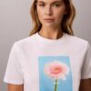 T-shirt classica con grafica margherita T-shirt classica con grafica margherita
