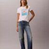 T-shirt classica con grafica margherita T-shirt classica con grafica margherita