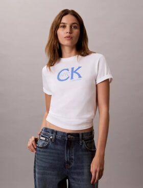 T-shirt classica con grafica Monogram Nyc