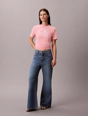 T-shirt classica con grafica Monogram Nyc