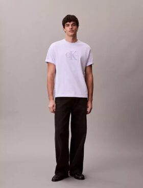 T-shirt classica con grafica Monologo