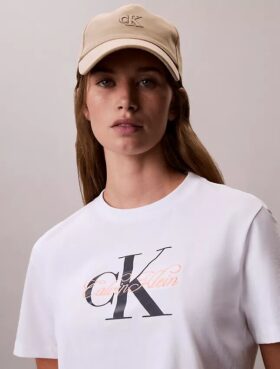 T-shirt classica con grafica Script Monologo