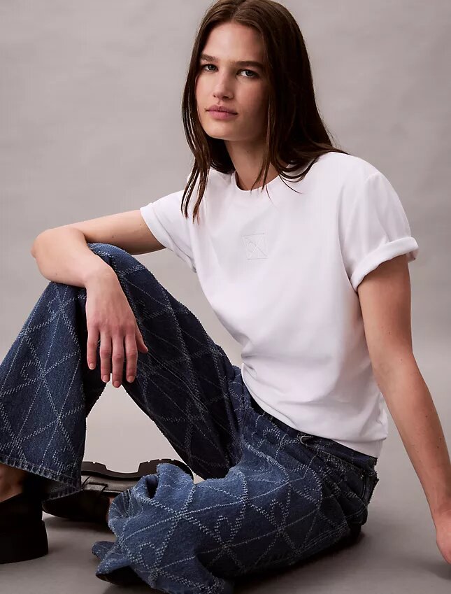 T-shirt classica con logo T-shirt classica con logo
