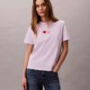 T-shirt classica con logo a cuore T-shirt classica con logo a cuore